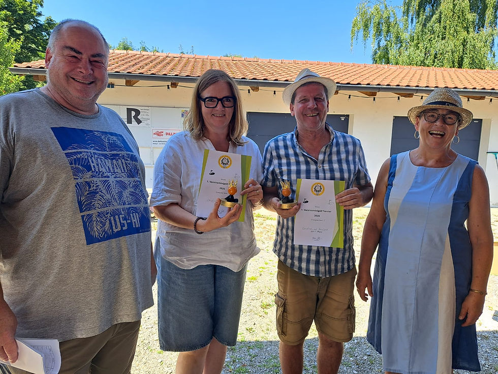 1. Platz Christine und Bernhard