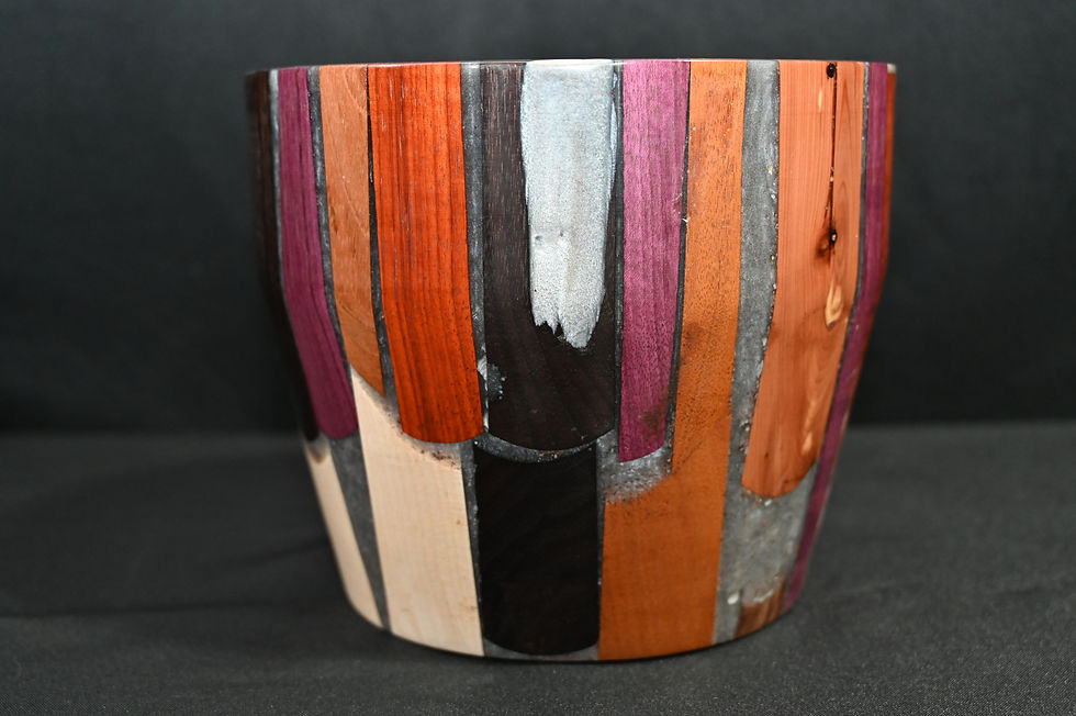 Thumbnail: Large Exotic Woods Bowl