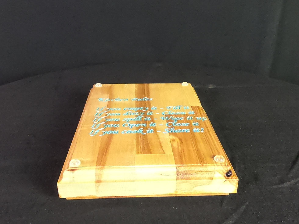 Thumbnail: Cutting Board: Kitchen "Rules"