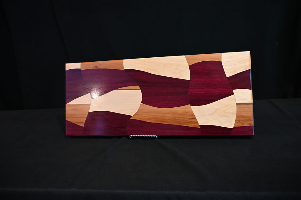 Thumbnail: Geo Serving Board - Purple Heart, Sapella & Maple