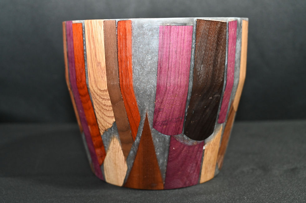 Thumbnail: Large Exotic Woods Bowl