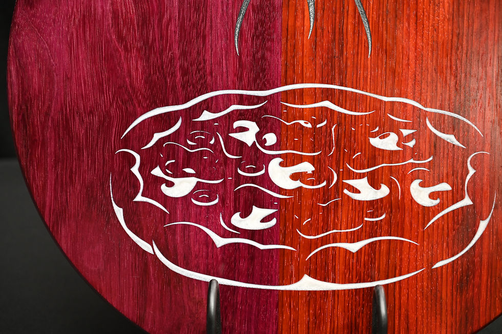 Thumbnail: Pizza Board: Padauk & Purple Heart