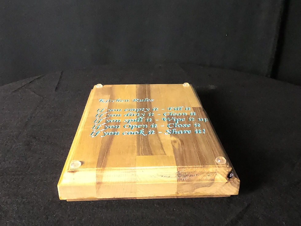 Thumbnail: Cutting Board: Kitchen "Rules"