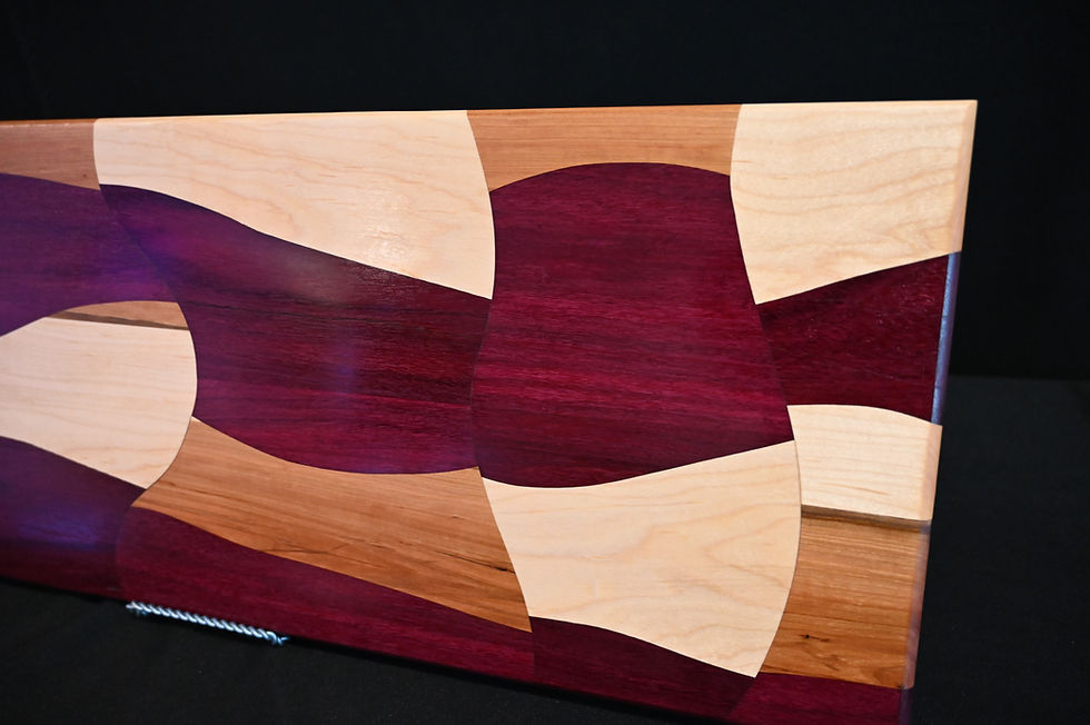 Thumbnail: Geo Serving Board - Purple Heart, Sapella & Maple