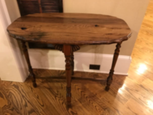 Antique Walnut Side Table