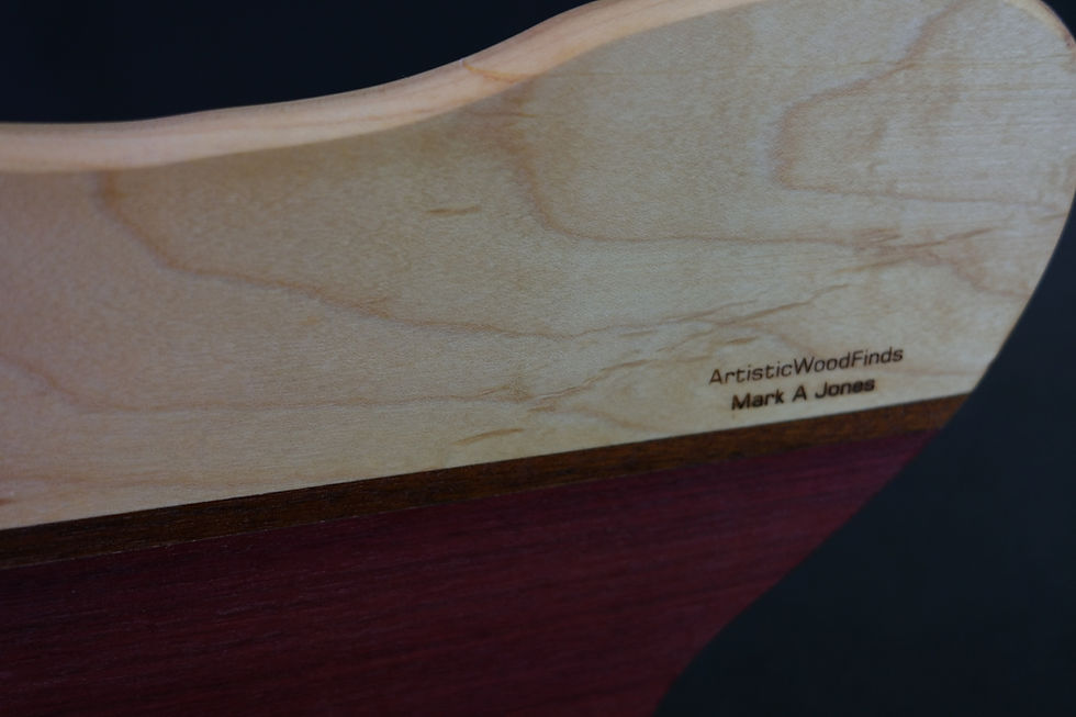 Thumbnail: Cloud Board: Purple Heart & Maple with Sapella Stripe