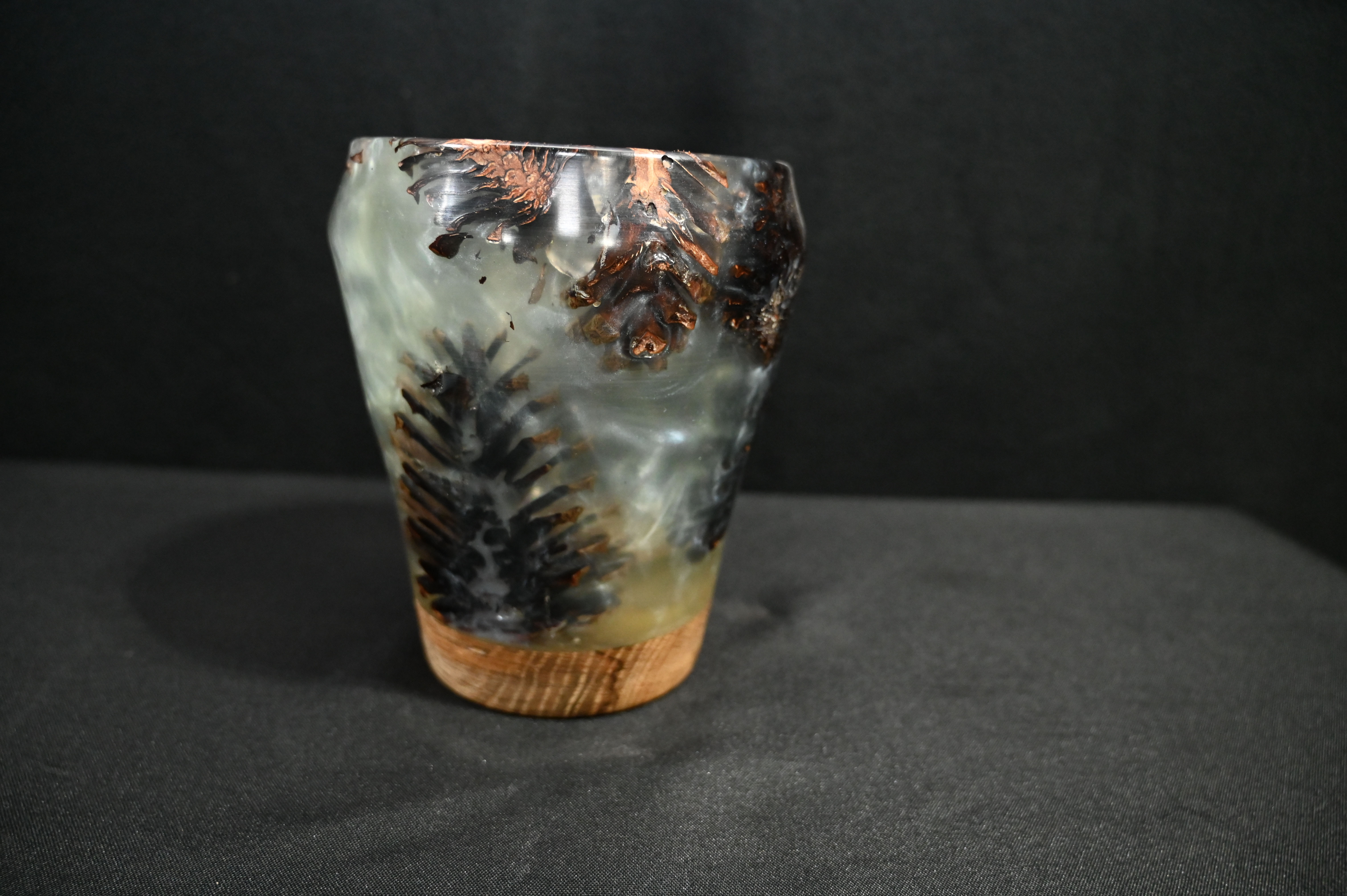 Pine Cone Fog Vase