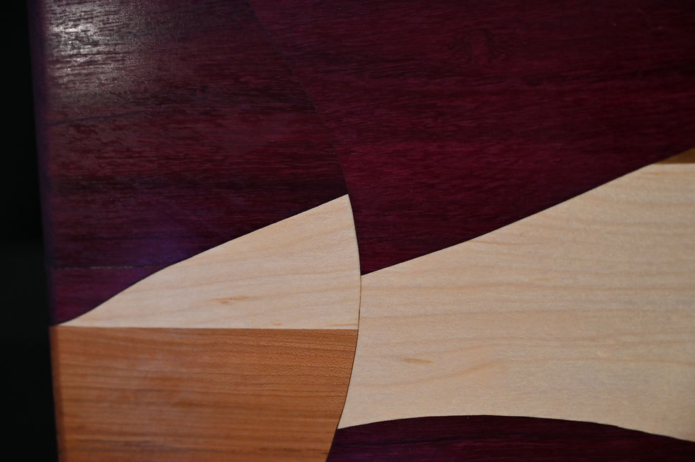 Thumbnail: Geo Serving Board - Purple Heart, Sapella & Maple