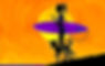 Neal Parrow sunset surfer