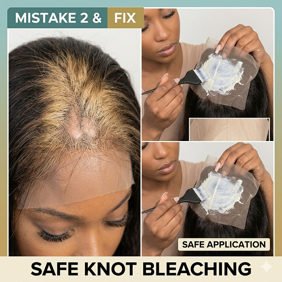 Over-Bleaching the Knots
