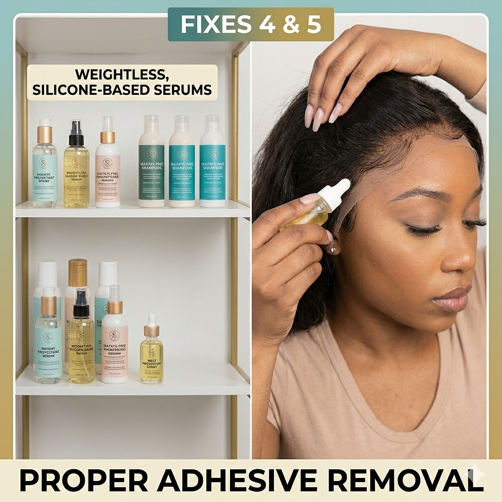 Ripping the Wig Off During Removal