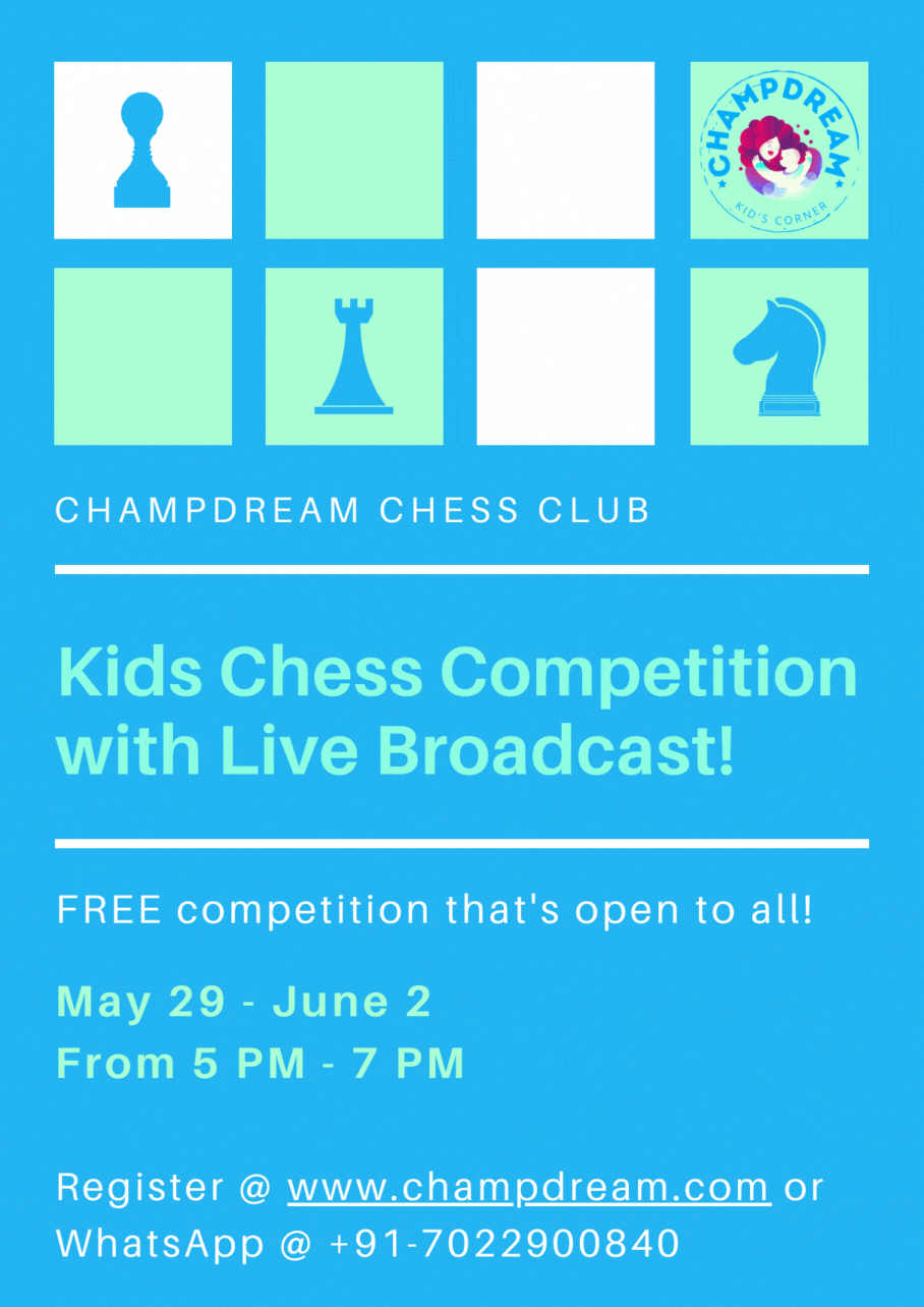 Kids Chess Competition with Live Broadcast