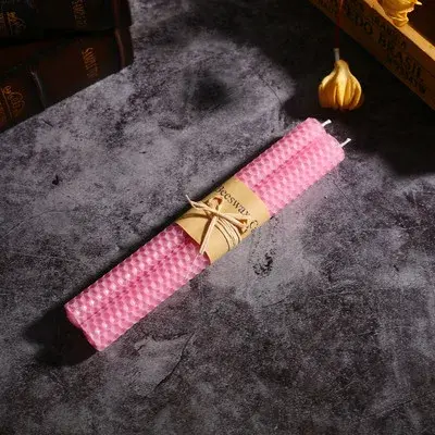 Miniatura: Superior Quality Natural Beeswax Candle Branched Candles Handmade