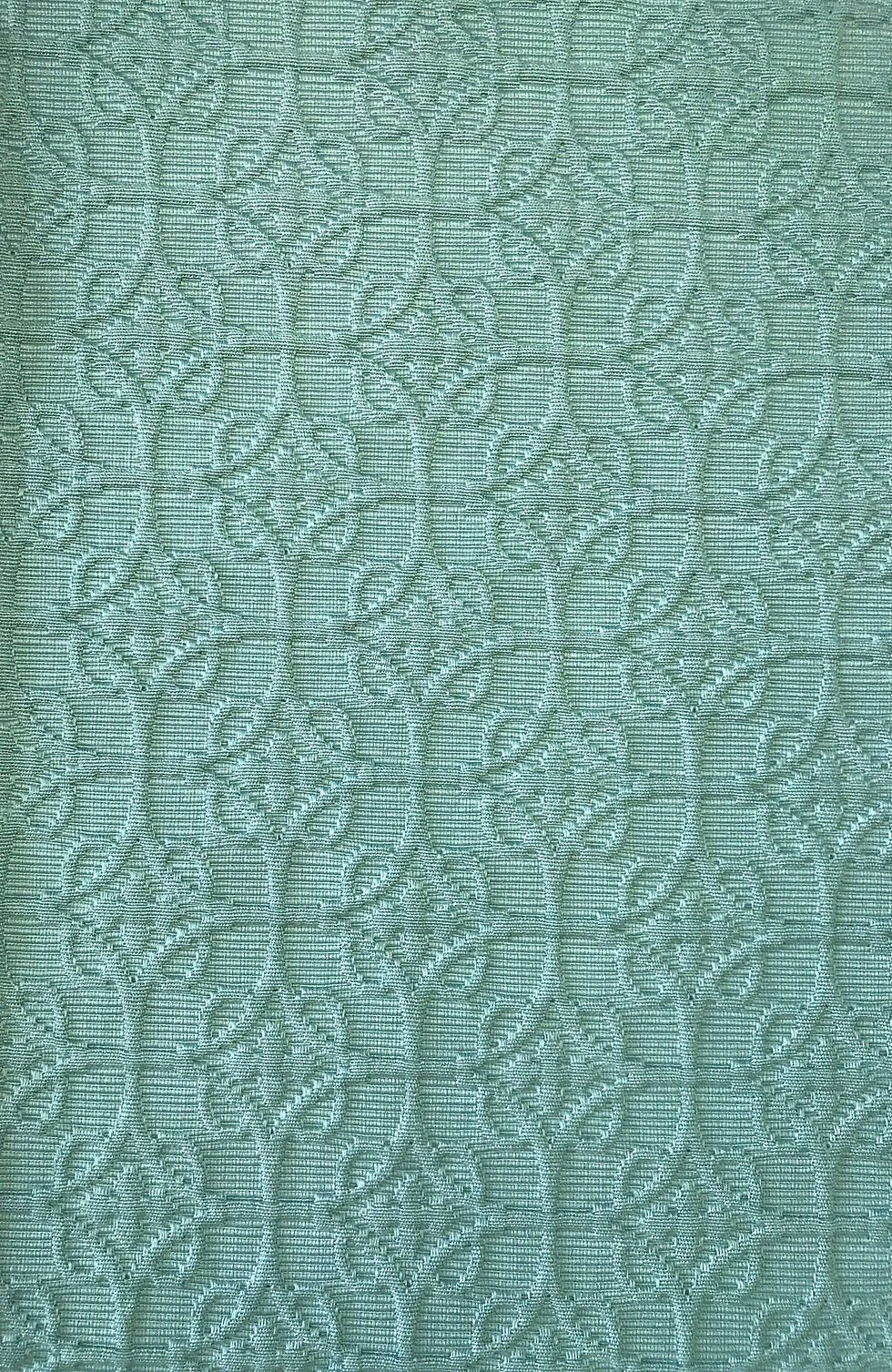 Aqua Interlocking Asian Matelasse