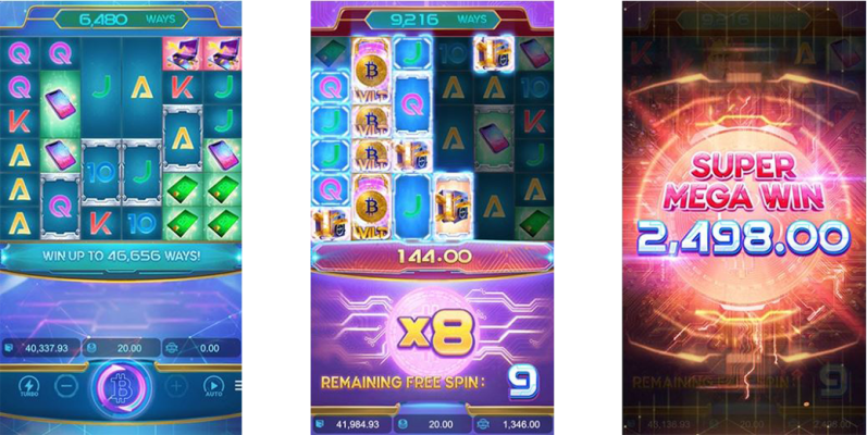ภายในเกม crypto gold