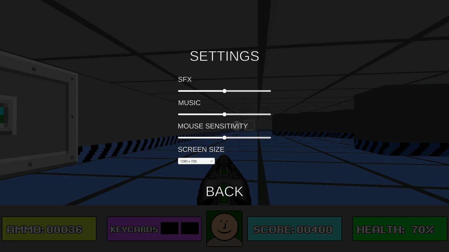 Here is what the temp settings screen currently looks like.
