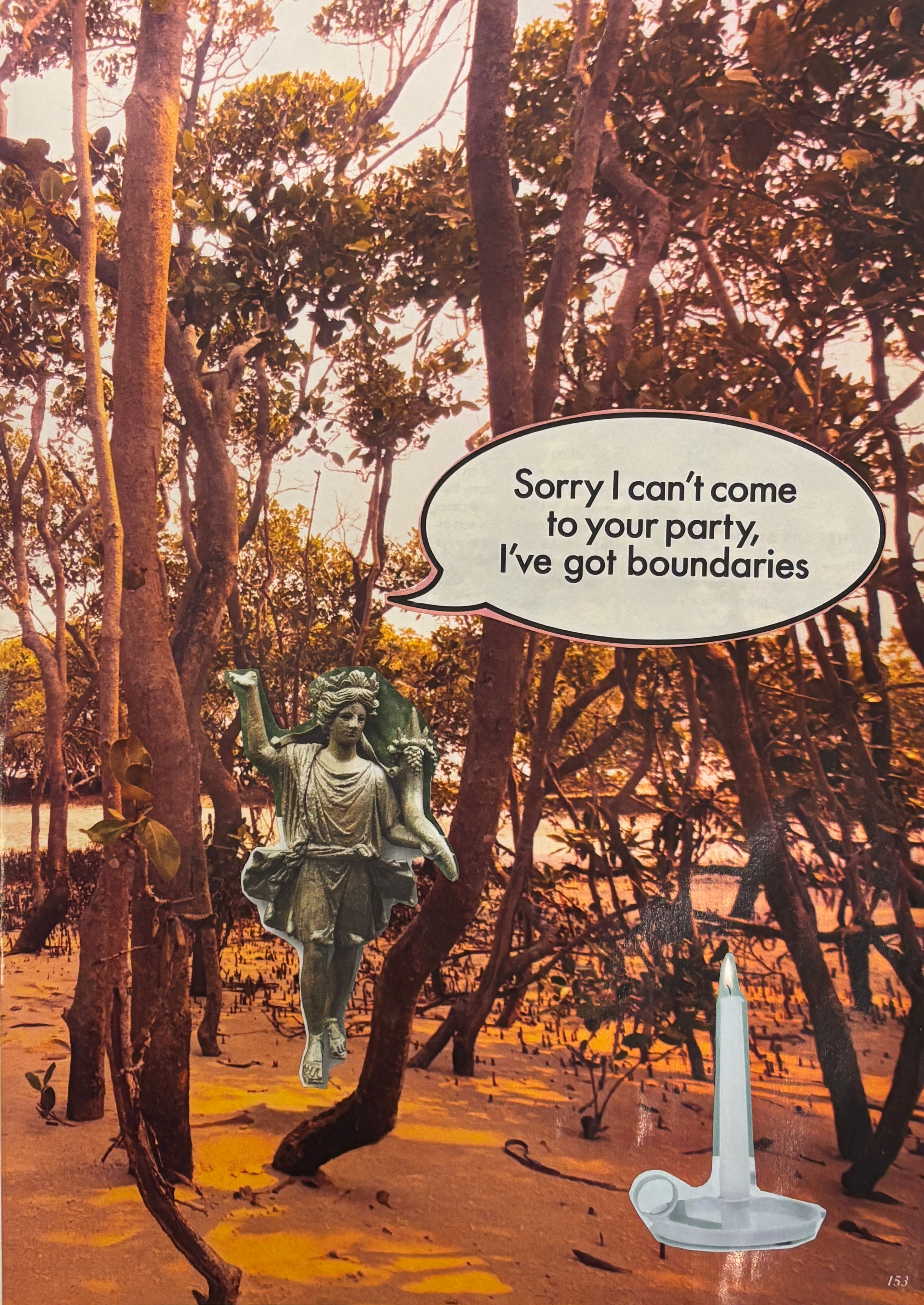Sorry I can't come to your party