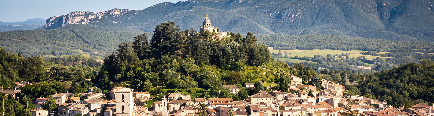 Vue sur la Citadelle de Forcalquier