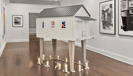 Shotgun House_2024_wood,candles,videos,cotton,flowers,masons,6'x6'x30in.jpg