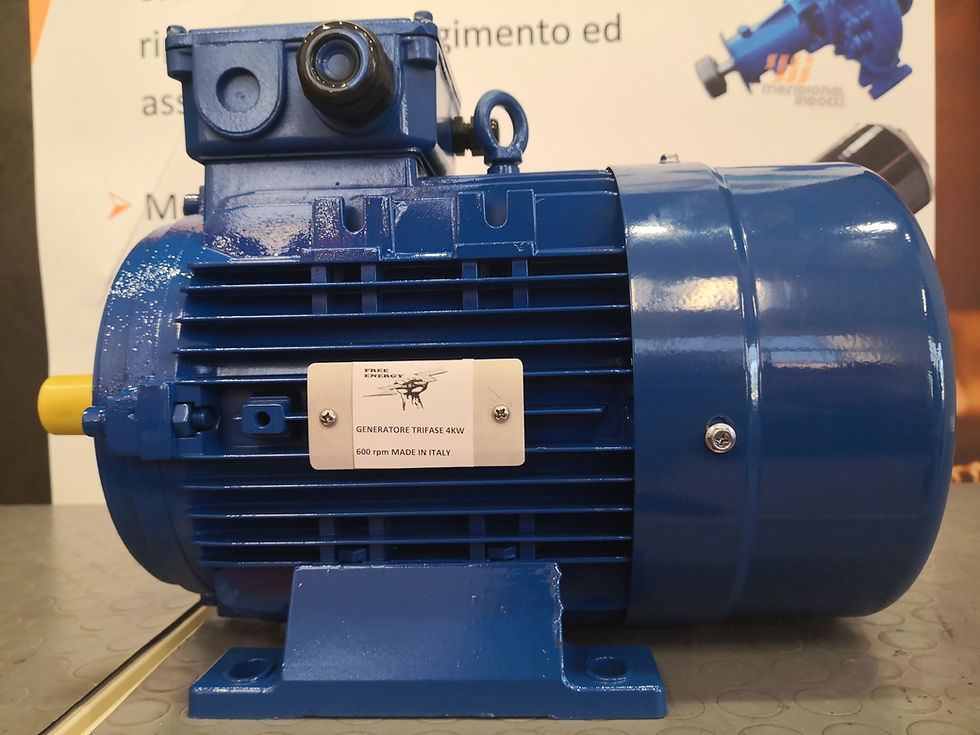 generatore eolico-idroelettrico 4kw magneti permanenti