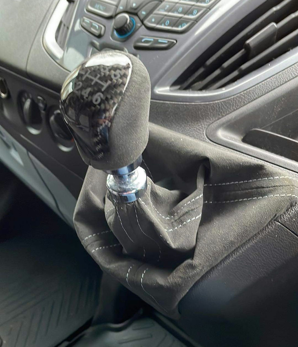 Thumbnail: Carbon fiber transit custom gearknob insert