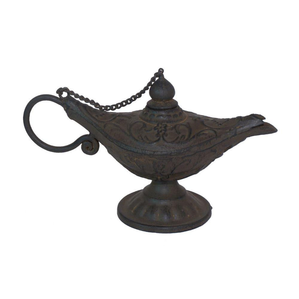 91604 cast iron genie lamp