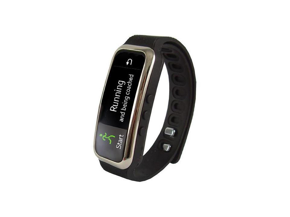 Thumbnail: Bluetooth Smart Wristband Fitness Tracker Black