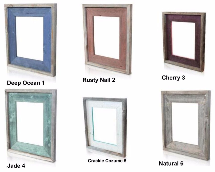 Thumbnail: 8x10 reclaimed wood frame
