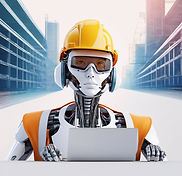 a beautiful AI in construction technology background.jpg