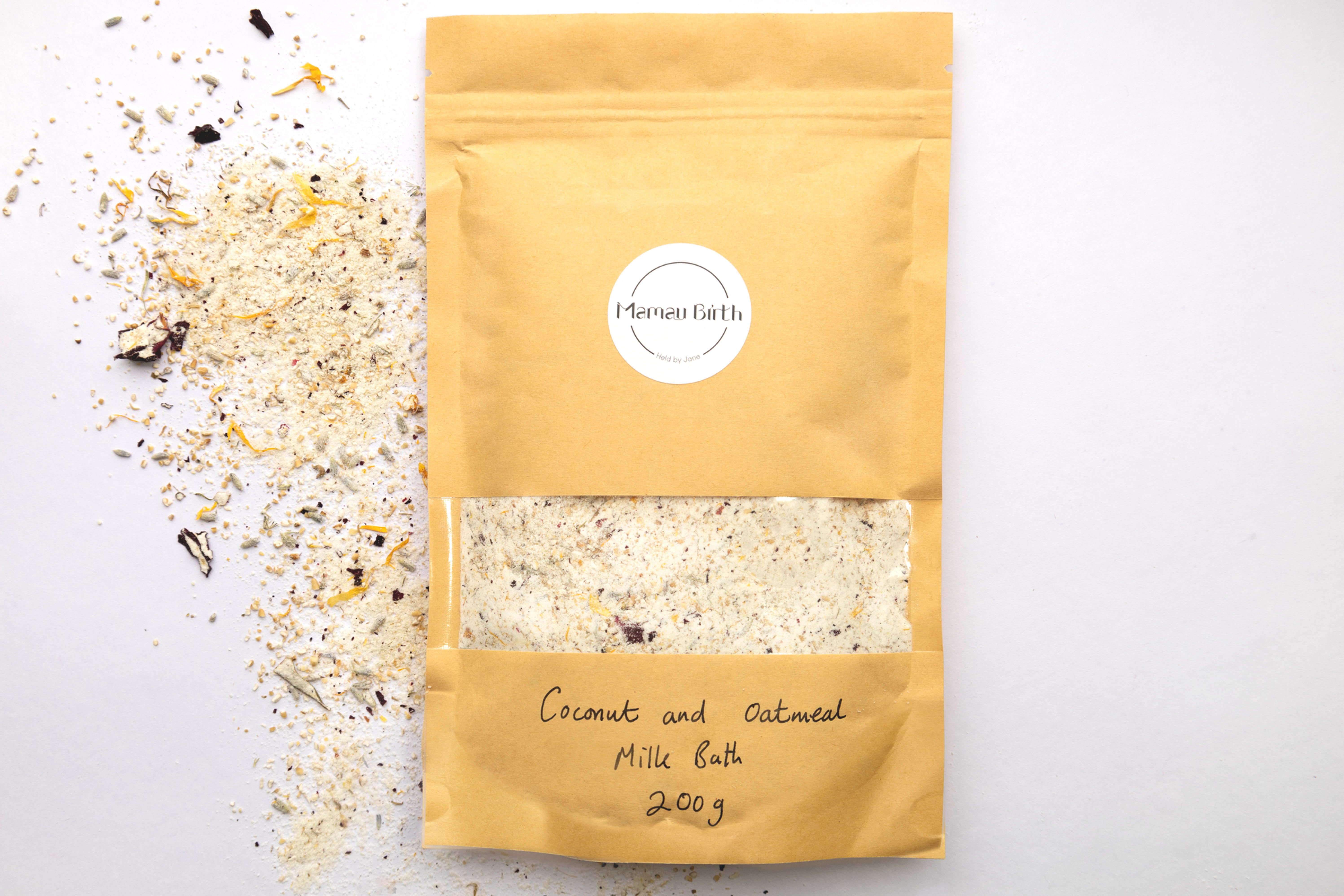 Coconut and Oatmeal Milk Bath