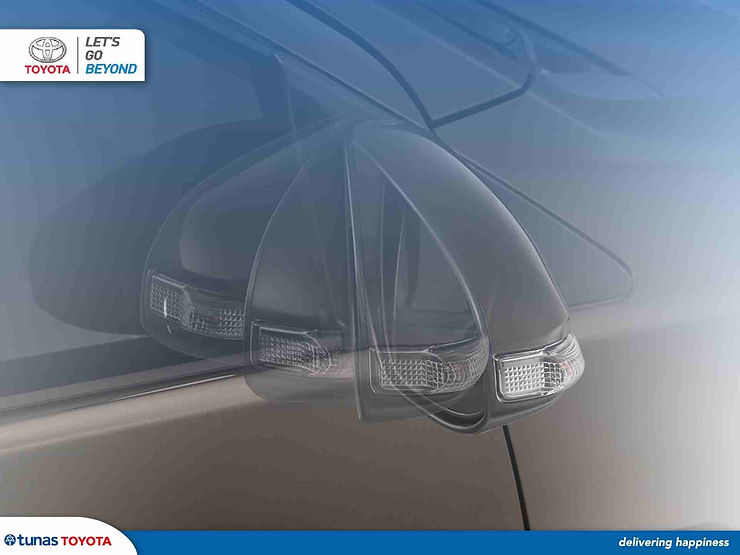 Kaca spion mobil toyota calya