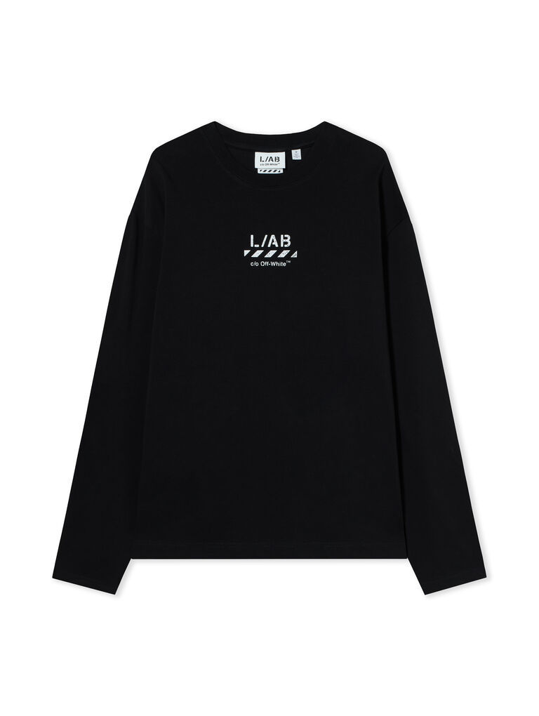 OFF WHITE L/AB LONG-SLEEVE T-SHIRT