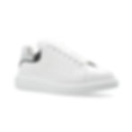 ALEXANDER MCQUEEN ‘LARRY’ SNEAKERS IN WHITE/SILVER