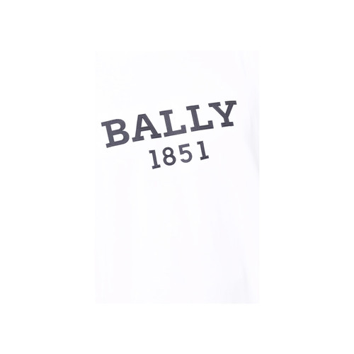 【関税&送料込】Bally T-Shirt With Logo New Shirt Bally 1851 Men's logo t shirt S - 5XL American