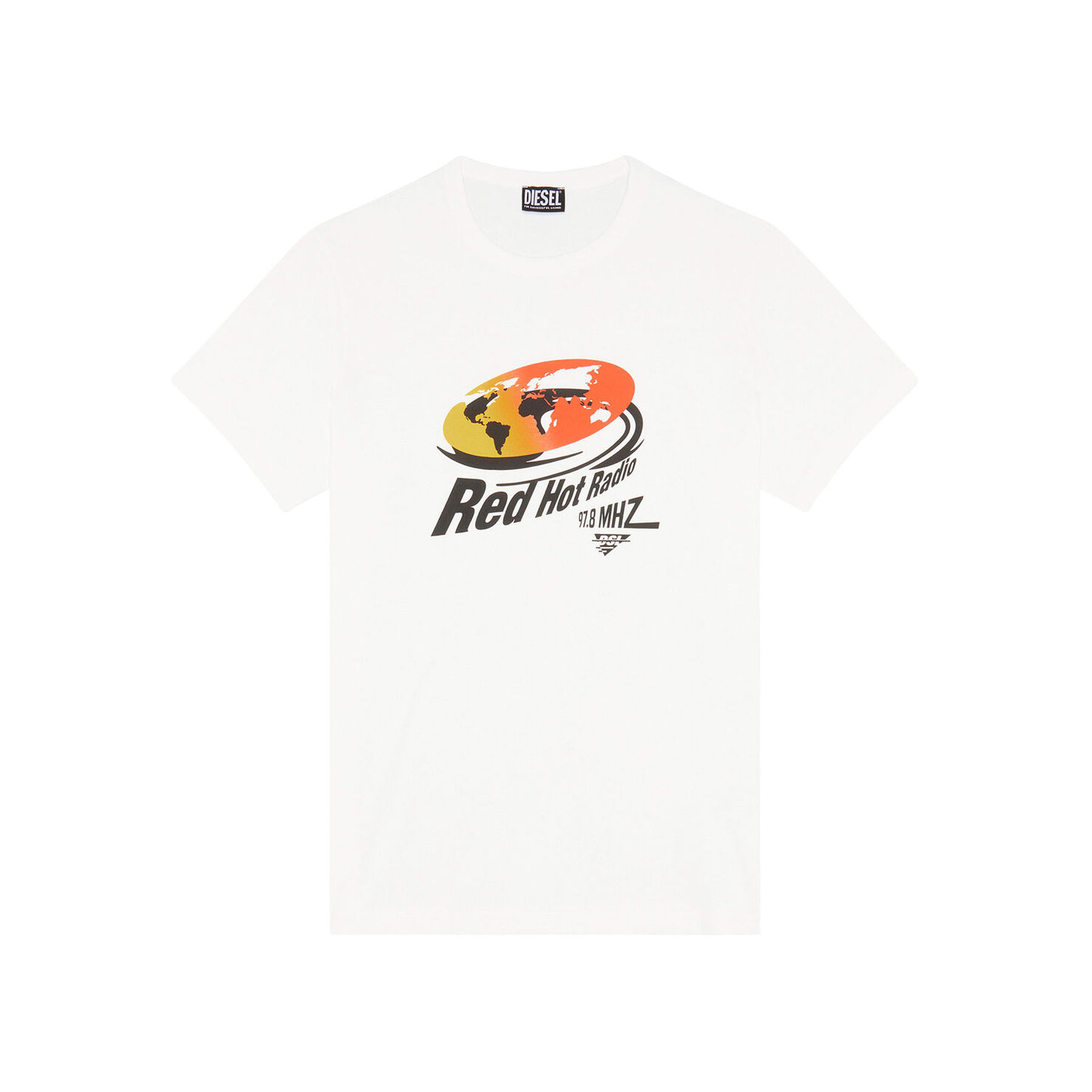 DIESEL T-DIEGOR-E3 TEE IN WHITE