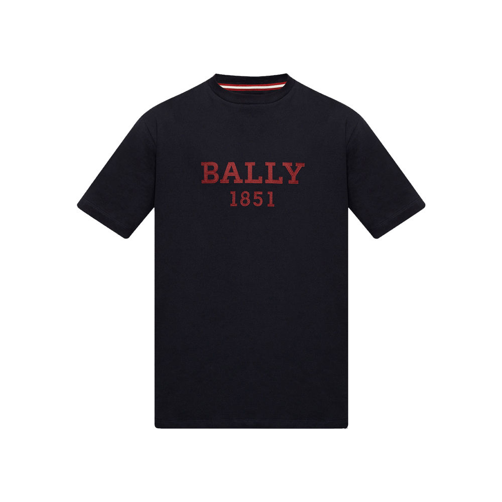 BALLY LOGO T-SHIRT - BLACK