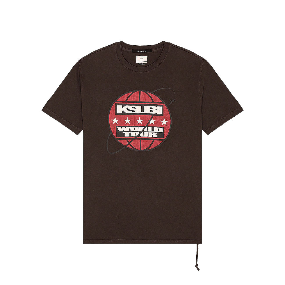 KSUBI WORLD TOUR BIGGIE TEE IN BLACK