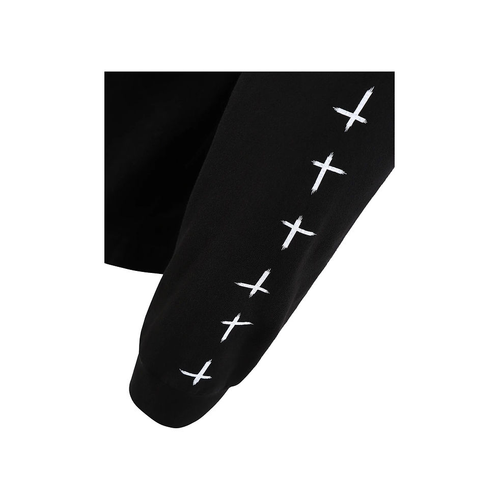 Thumbnail: RTA BRAND LAWRENCE LONG-SLEEVE TEE IN BLACK