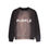 Thumbnail: PURPLE BRAND P402 BLEACHED FLEECE CREWNECK - BLACK