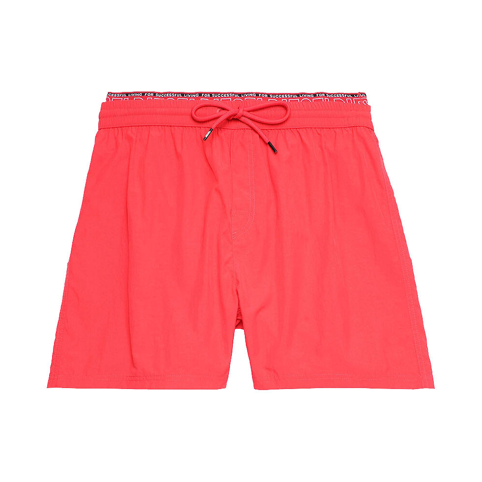 DIESEL BMBX-DOLPHIN SWIM TRUNKS - RED