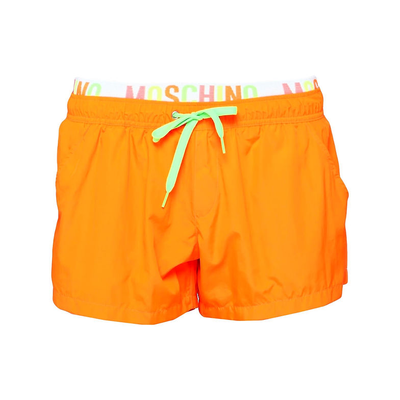 【送料&関税込】Moschino Poplin Shorts MOSCHINO SWIM SHORTS - ORANGE | Platinum
