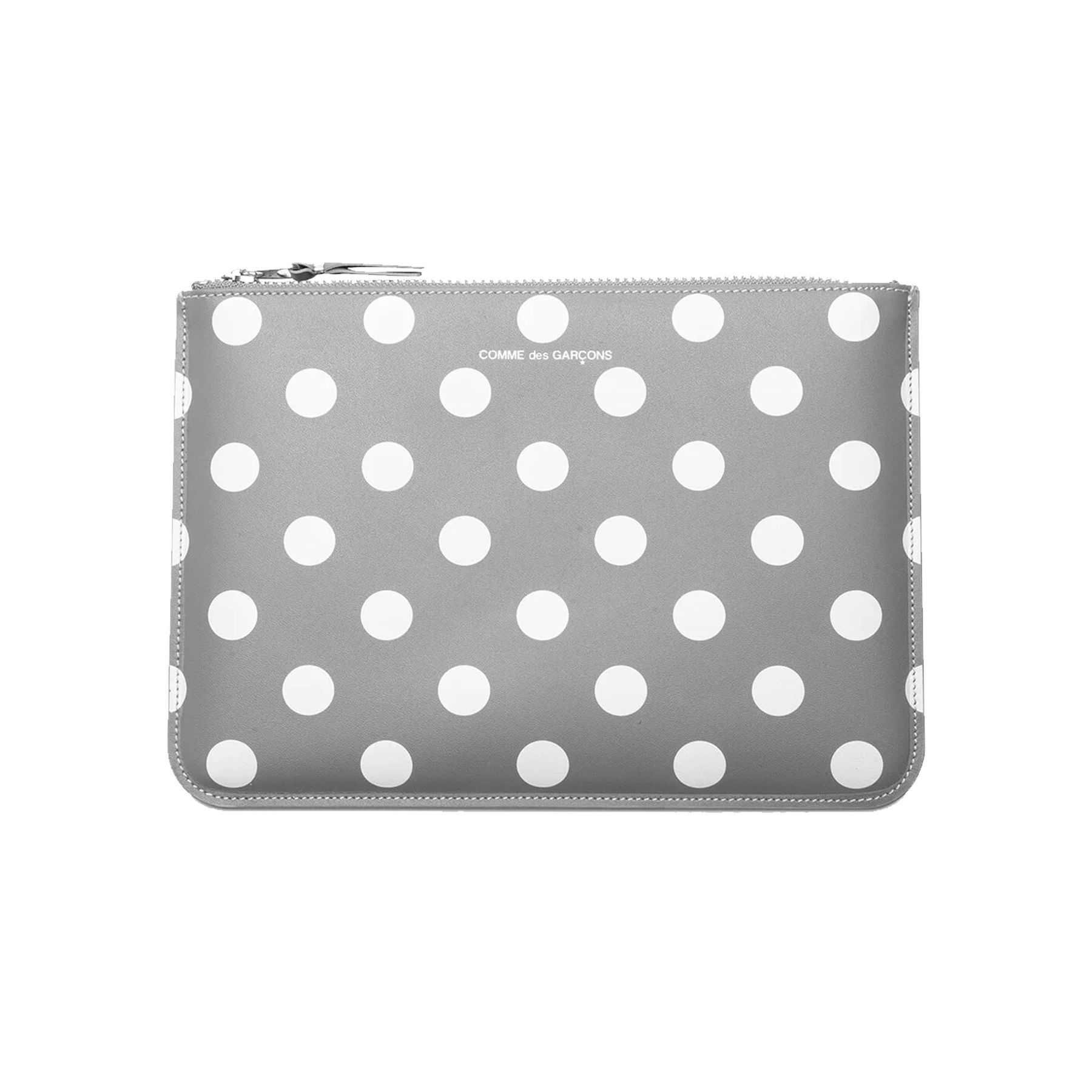 COMME DES GARÇONS POLKA DOT WALLET IN GRAY
