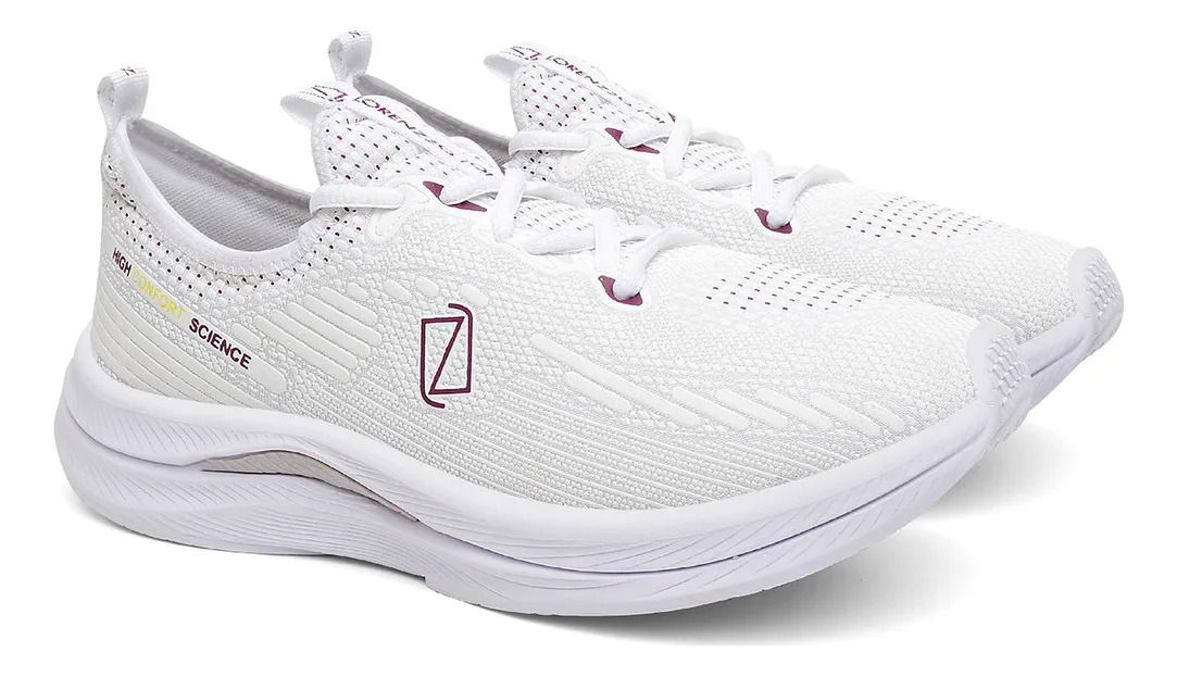 Tênis Esporte E Treinos Masculino Super Confortável Lz Branco 44 Br