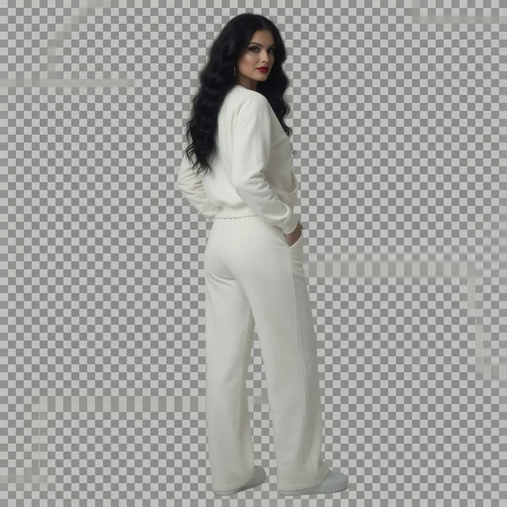 Calça Pantalona Feminina Moletinho Elegante Casual Cintura Off M
