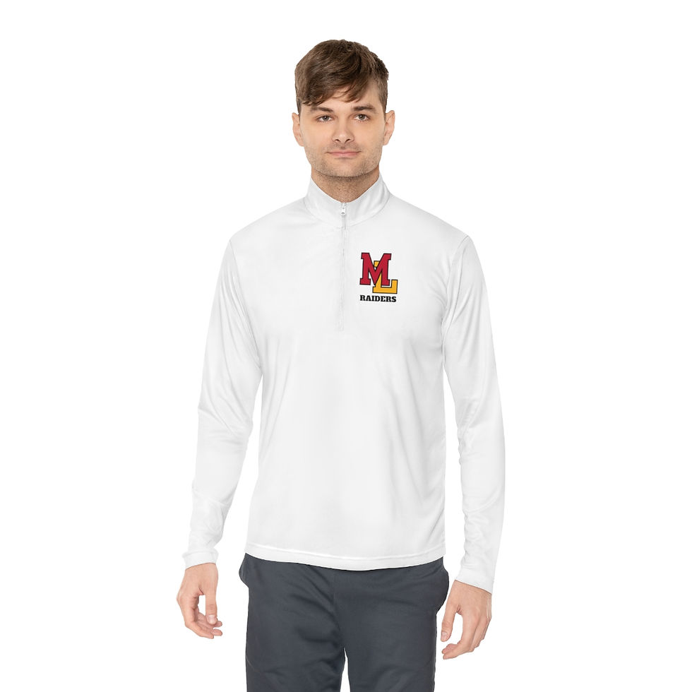 Thumbnail: Raiders MLFront Unisex Quarter-Zip Pullover