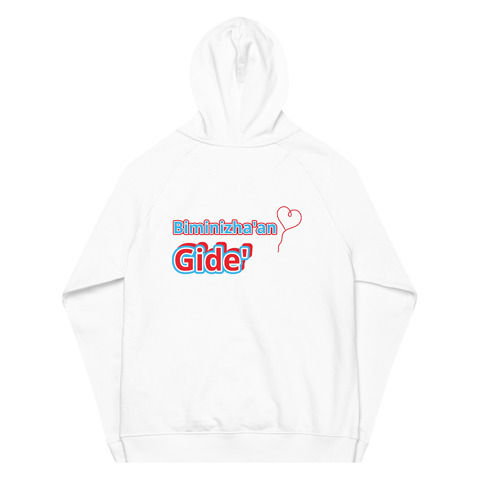 Thumbnail: Biminizha'an Gide' (Follow Your Heart) Hoodie