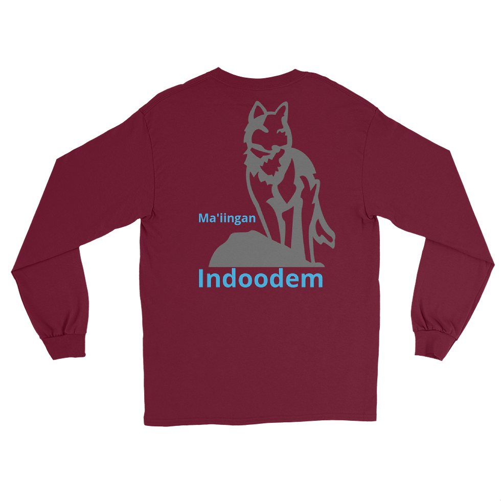 Thumbnail: Ma'iingan Indoodem Long Sleeve Shirt