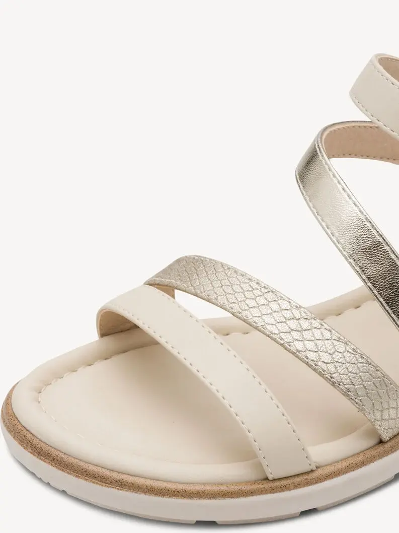 Miniature : Sandales compensées - beige - 28713 - 418