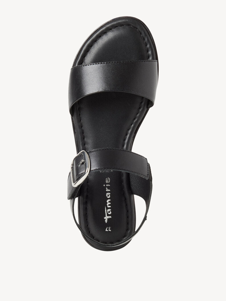 Miniature : Sandales en cuir - noir - 28133 - 001