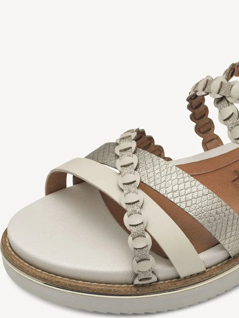 Miniature : Sandales compensés - beige - 28207 - 418